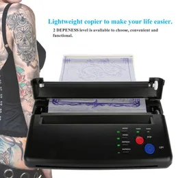 Andra permanenta sminkförsörjning Professionell Tattoo Transfer Machine Stencil Paper Thermal Printer Tools 230925