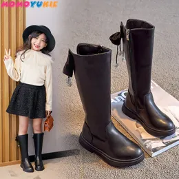 Boots Fashion Children For Girls High Long 2023 Autumn Winter European Style Waterproof Snow Trend 230925