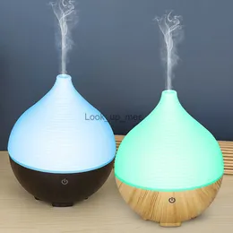 Luftbefeuchter 130ML USB Holzmaserung Luftbefeuchter Ätherisches Öl Aroma Diffusor Aromatherapie Mini Tragbare Parfüm Nebel Nebel Maker für Hause Auto YQ230926