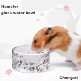 Małe zwierzęta zaopatrzenie w specjalny projekt Pet Fuji Mountain Hamster Glass Podajnik wody do szynszyli Gwinea Pig Akcesoria Butelka 230925