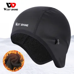 Helmy rowerowe czapki rowerowe West Winte Warm Hats Hats termiczne rowerowe czapkę na nakrycia głowy gorra ciclismo wiatroodporne rower jazdy na nartach 230926