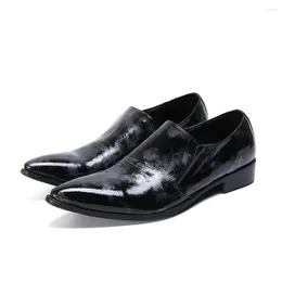 Dress Shoes High Quality Men Oxfords Leather Fashion Business Formal For Classic Pointed Loafers Sapato Social