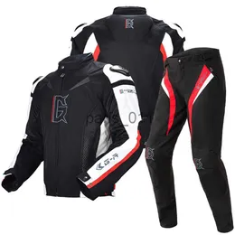 Andere Bekleidung Sommerjacke Mesh Motorradjacke Männer Titan Motocross Anzüge Jacke Hosen Motocross Schutzausrüstung Rüstung Reitbekleidung x0926