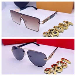 نظارة شمسية الشرير Goggle Luxu Wrand حول نظارات الشمس Y2K Shades Eyewear UV400 أنثى مصممة النظارات