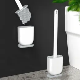 Toilet Brushes Holders Toilet Silicone Brush Bathroom Accessories Goods For Home And Household Useful Cleaner Tool Zero Waste Product Domestic Utensils 230926