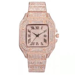 Full Diamonds Men Designer zegarek na rękę męską luksusową tarczę 16 mm kwarcowe zegarki nr277