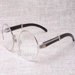 2019 new retro round glasses 7550178 black speaker eyeglasses men and women spectacle frame size 55-22-135mm276L