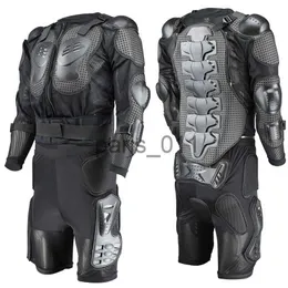 Inne odzież Ghost Racing Motorcycle Body Armor Full Body Racing Motorcycle Kurtka Mężczyźni garnitur Riding Motorbike Protection Body Protector Black x0926