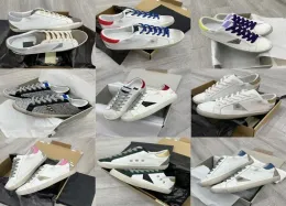 2022 Włoska marka Women Sneakers Super Star Buty luksusowa cekinowa klasyczna Biała Doold Dirty Designer Man Casual Shoe Goltenity Goose3012918 AGV