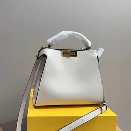 Fivela de ouro sacola pequeno gato woemns bolsa de couro macio designer bolsas moda f-letra impressão sacos de ombro alça carteira