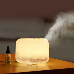 Luftfuktare 500 ml luftfuktare elektrisk aromdiffusor aromaterapi luftfuktare diffusorer ultraljud cool mist maker fogger led yq230926