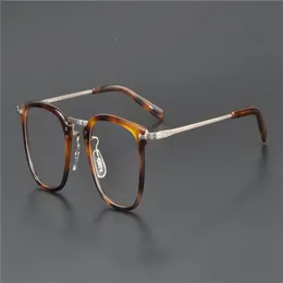 High quality ultralight Titanium Limited edition royal style GMS-817 vintage optical frame eyeglass eyewear Myopia original box272Z