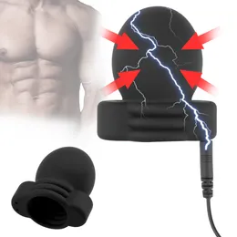 Мастурбаторы терапия массаж пениса электрошоком секс-игрушки для мужчин товары для взрослых тренажер для головки тренажер для задержки тренировки электростимулятор 230925