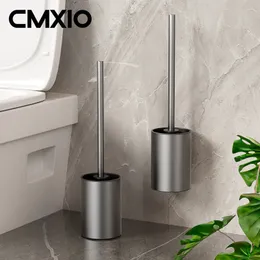 Szczotki toaletowe uchwyty CMXIO stalowa stalowa szczotka toaletowa do toalety WC bez śmiertelnego czyszczenia narożnego Organizator łazienki bez uderzenia akcesoria łazienkowe 230926