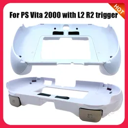 Zubehörpakete Handgriff Griff Joypad Shell Case Schutz mit L2 R2 Auslösetaste für PSV 2000 PSV2000 PS VITA 2000 Slim Spielekonsole 230925