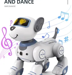 Rolig RC Robot Electronic Dog Stunt Dog Voice Command Programmerbar Touch-Sense Music Song Robot Dog for Children's Toys