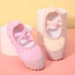 Girls Ballet Shoes Canvas Soft Sole Dance Slippers Flat Children Kids Practise Ballerina Unisex Zapatos