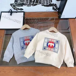 Designer Herbst Winter neue westliche Stil Kleidung Sets europäisch-amerikanische Hoodie Mode große Jungen Mädchen Fleece Hosen langärmelige Anzug Kinder Kleidung Baby Luxus