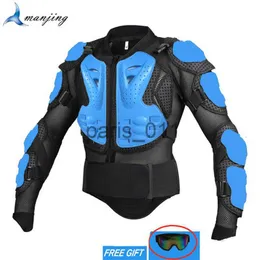 Andra kläder nya män Motocross Motorcykel Ridning Armorjacka Kläder Motorcykel Armor Protection Racing Full Body Turtle Moto Jackets X0926