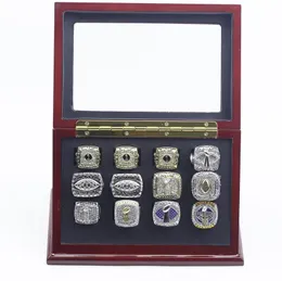 Cluster Rings 2011-2022 Football 12 Champions Ring Set