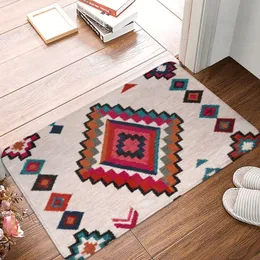 Mattor Oriental Traditionell bondgård Vintage Bohemian Style Doormat Non-Slip Entrance Kitchen Bath Door Floor Mats Boho Carpet Rug 230926