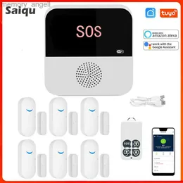 Alarm Sistemleri Kablosuz SOS Düğmesi Acil Durumlar İçin Akıllı Yardım Çağrısı Güvenlik Paniği Acil Durum Düğmesi 433MHz Ev Alarm Sistemi YQ230926