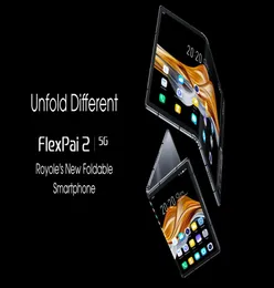 New 78inch Foldable Smart Phone Qualcomm 865 5G 180 Degree Adjustable Flexible Display Smartphone ROYOLE WaterOS Quad Camera 64MP2305073