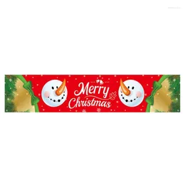 Table Cloth Christmas Runners Festive Runner Dining Decor Clear And Bright Print To Create A Mood For