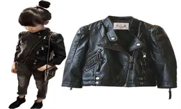 giacca in pelle da bambina per bambina, giacca con zip moda, per 112 anni, bambina, calda pelliccia invernale all'interno della giacca282n6642333