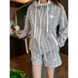Women's Suits & Blazers P Family Spring/Summer Sunscreen Printed Jacket Coat+Shorts Set Casual Fashion Simple Versatile