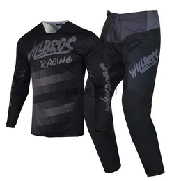 Andere Bekleidung Willbros Motocross Racing und Hosen Combo Black Gear Set MX Motor MTB DH Dirt Bike Downhill Off Road x0926