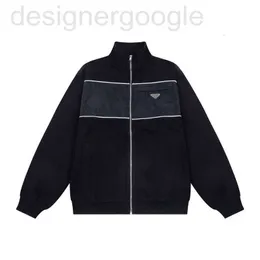 Women's Hoodies Sweatshirts Designer 23 år ny produkt skarvad lapp tyg band triangel logotyp lösa mäns och outwear 4gki