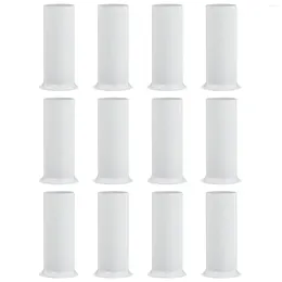 Lâmpadas pendentes 12 pcs tampa de assento lustre mangas ouro guarnição acessórios de iluminação base de ferro