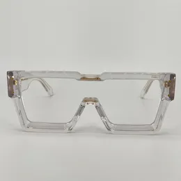 Sunglasses For Men and Women Summer 1547 Style Anti-Ultraviolet Retro Square Plate Full Frame fashion Eyeglasses Random Box250I