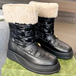 Nova marca de luxo botas de neve botas de inverno botas de lã características da marca botas casuais botas femininas botas de plataforma quente botas de moda sola de borracha 35 42