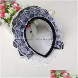 Other Event Party Supplies Sweet Lolita Lace Hairband Maid Cosplay Hair Hoop Ribbon Headband Accessories For Women Girls Drop Delivery Dhicu