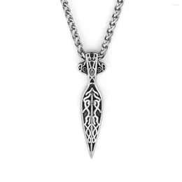 Pendant Necklaces Mythology Stainless Steel Nordic Viking The Spear Of Odin Necklace