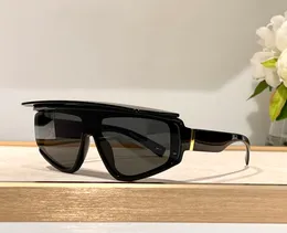 Visor Kalkanı Güneş Gözlüğü Siyah/Koyu Gri Lens Sunnies Gafas De Sol Tasarımcı Güneş Gözlüğü Tonları Occhiali da Sole UV400 Koruma Gözlük Unisex