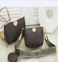 3 Piece Set Designers Bags Women Crossbody Bag Multi Pochette Accessories Luxury Handbags Purses Lady Tote Coin Purse Three i7563042