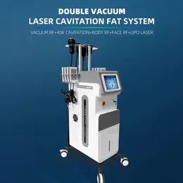 2024 Newest Vacuum Cavitation Fat Excrescence Removal Lymphatic Detoxification Butt Lifting Fatigue Relief Machine 5 in 1 RF Laser Plates CE Device