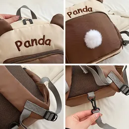 Kindergarten-Rucksack In Panda-Design – Wasserdichtes PU-Leder, Größen S & M, Für Jungen & Mädchen