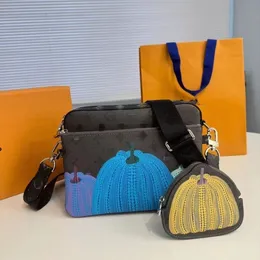 Erkekler 3'ü 1 arada Messenger çantası moda All-in Omuz Çantası Crossbody Bag 2024 Tek Model