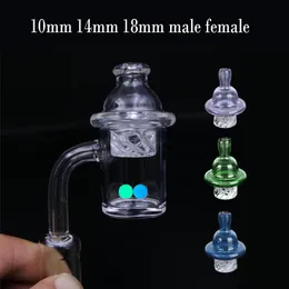 25mm XL Quartz Banger with Spinning Carb Cap and Terp Pearl 10mm 14mm 18mm Quartz Thermal Banger Nails for Bongs Oil RIgs Oil Burner Pipe