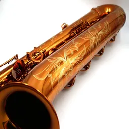 Il belin New E Flat Baritone Saxophone Black Nickel Surface Professional Brass Musical Instruments Sax Free Shipping