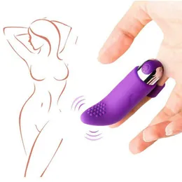 Vibrators 10 Modes Finger Vibrator Clitoris Massage G Spot Stimulation Rechargeable Vibrating Egg Sex Toys For Women Masturbation 230925