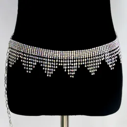 Stage Wear Belly Dance Waistchain Latin Accessories Women's Fashion Rhinestone Triangle