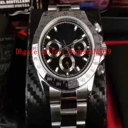 4 Style Mens Superlatywny zegarek Wysokiej jakości 40 mm kosmografa No Chronograph Mechaniczna stal nierdzewna 316L SS Automatyczne zegarki 2817