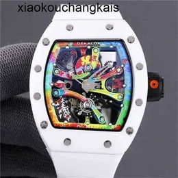 Milles Watch Automatic Superclone KV Factory Garafiti Graffiti مجوفة مع رواية وأزياء من الألياف الياقوت من FedExwcm6Qski