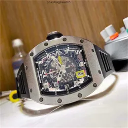 Наручные часы Mills Часы Richardmill Автоматические механические спортивные часы RM030 Титановый сплав Мужская мода Досуг Бизнес Спортивные наручные часы HBDG