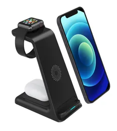 Epacket The 15w Wireless Charger Stand is Suitable For iPhone 13 12 11 XR X 8 Apple Watch 3in1 Qi Fast Charging Base7455800